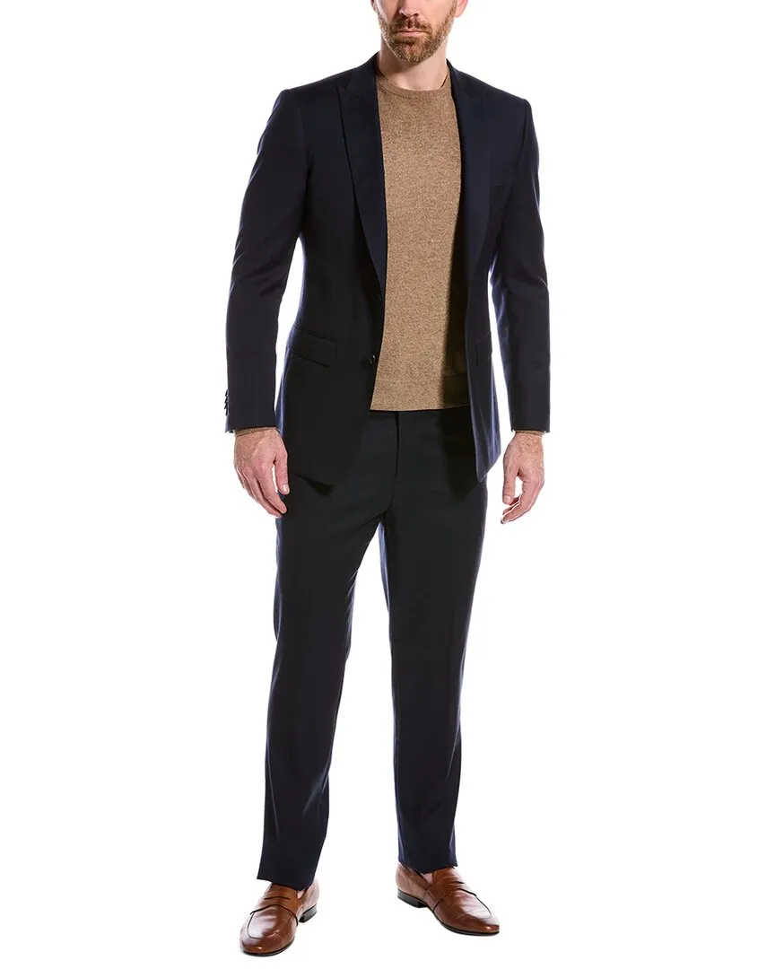 Cavalli Class 2pc Slim Fit Wool Suit