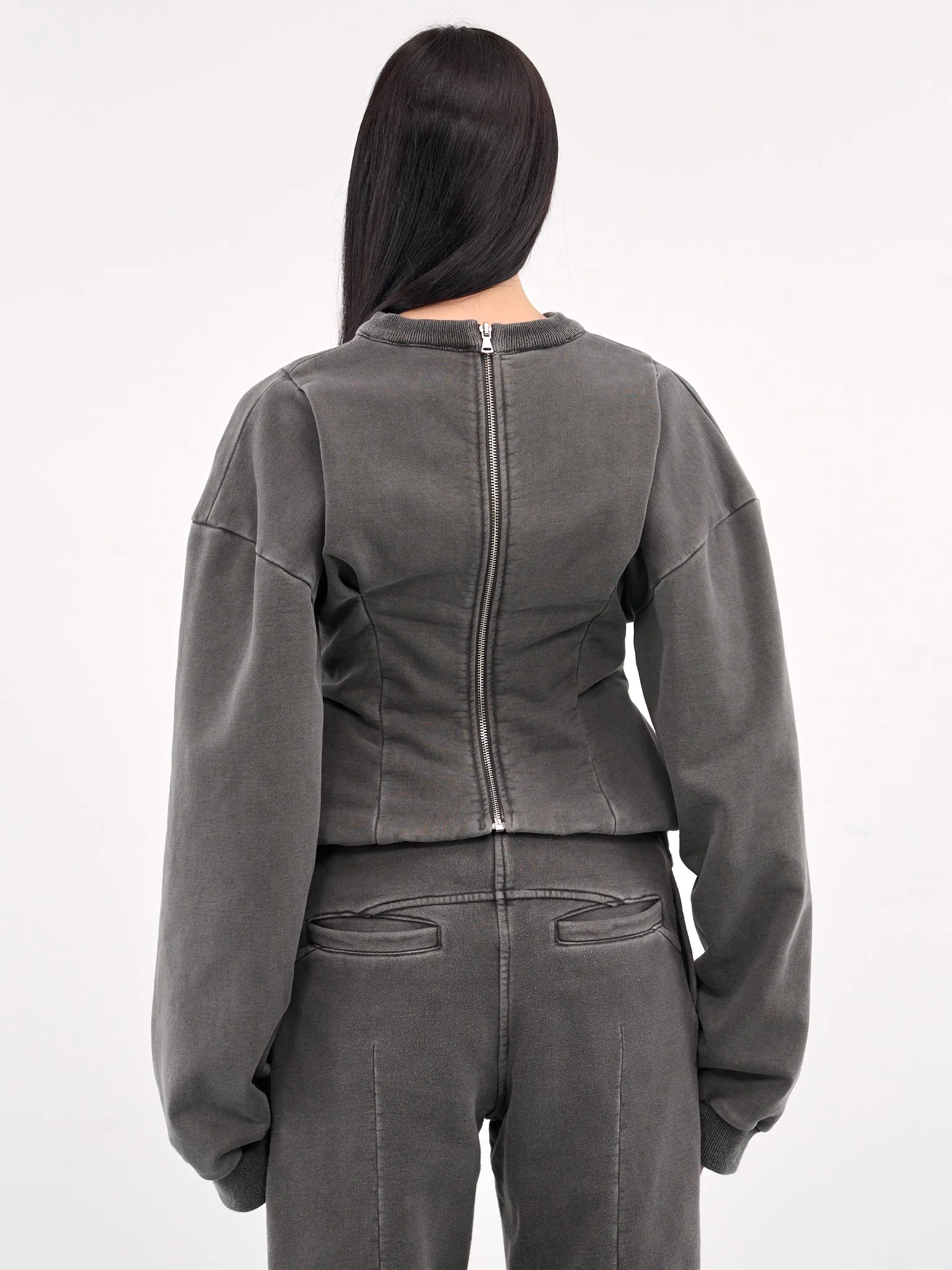 Corset Crewneck (809-712-MODIFIED-BLACK)