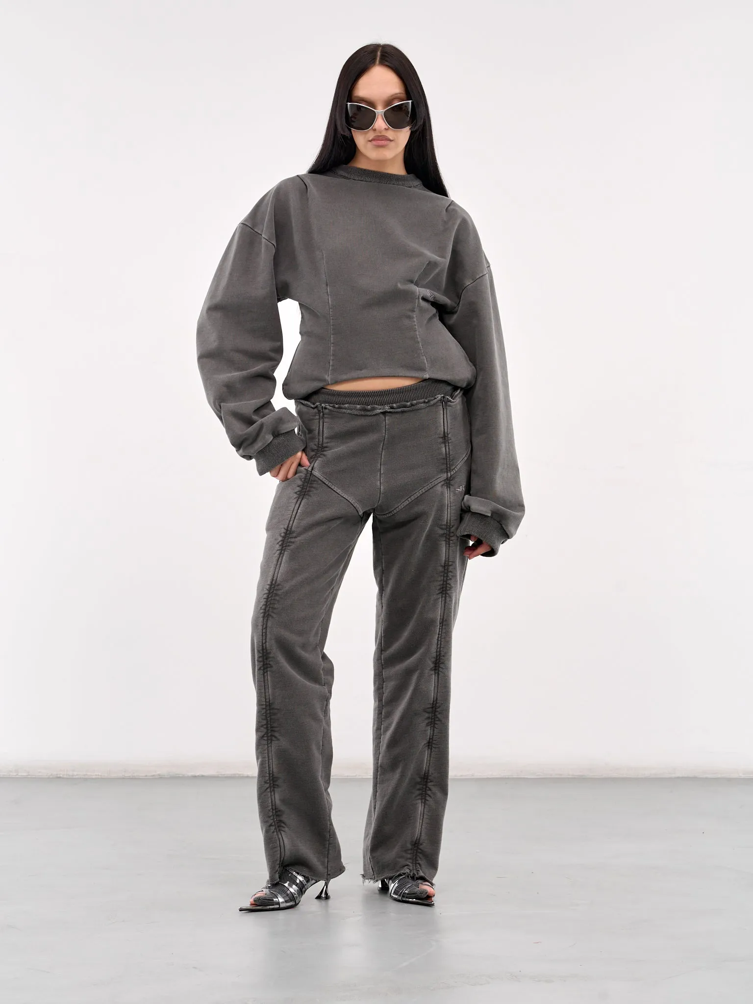 Corset Crewneck (809-712-MODIFIED-BLACK)