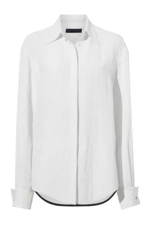 Crushed Matte Satin Shirt