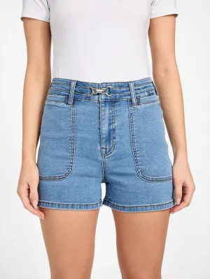 Dahlia High-Rise Denim Shorts