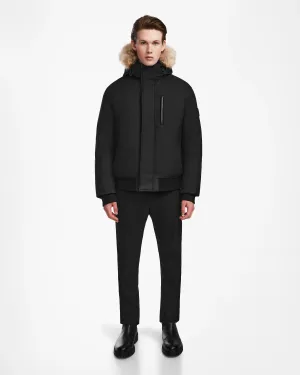 DEACON MEN'S DOWN BOMBER WITH REMOVABLE FAUX FUR
