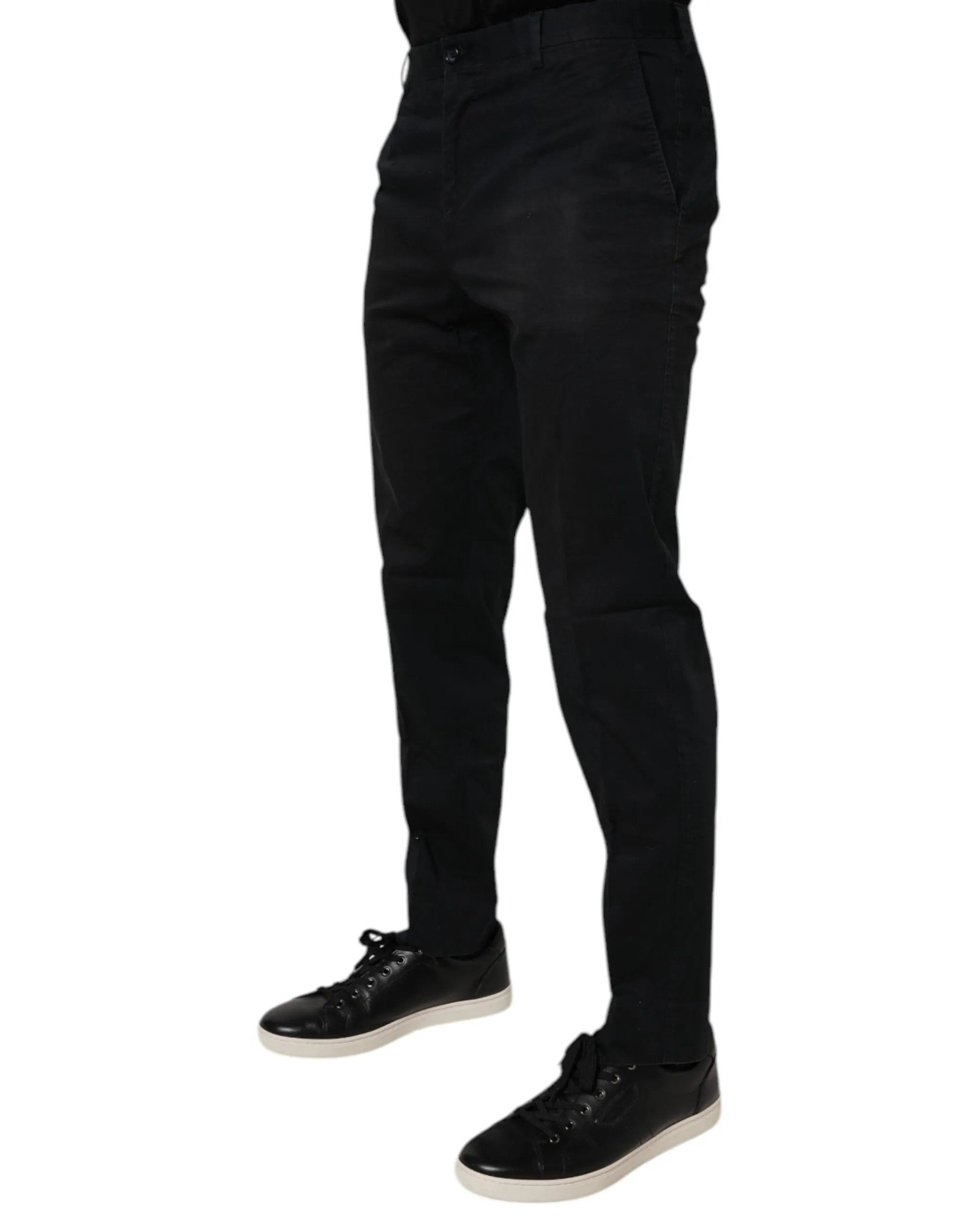 Dolce & Gabbana Cotton Stretch Skinny Dress Formal Men's Pants (Pre-Owned)
