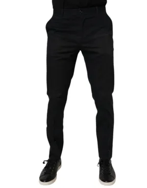 Dolce & Gabbana Cotton Stretch Skinny Dress Formal Men's Pants (Pre-Owned)