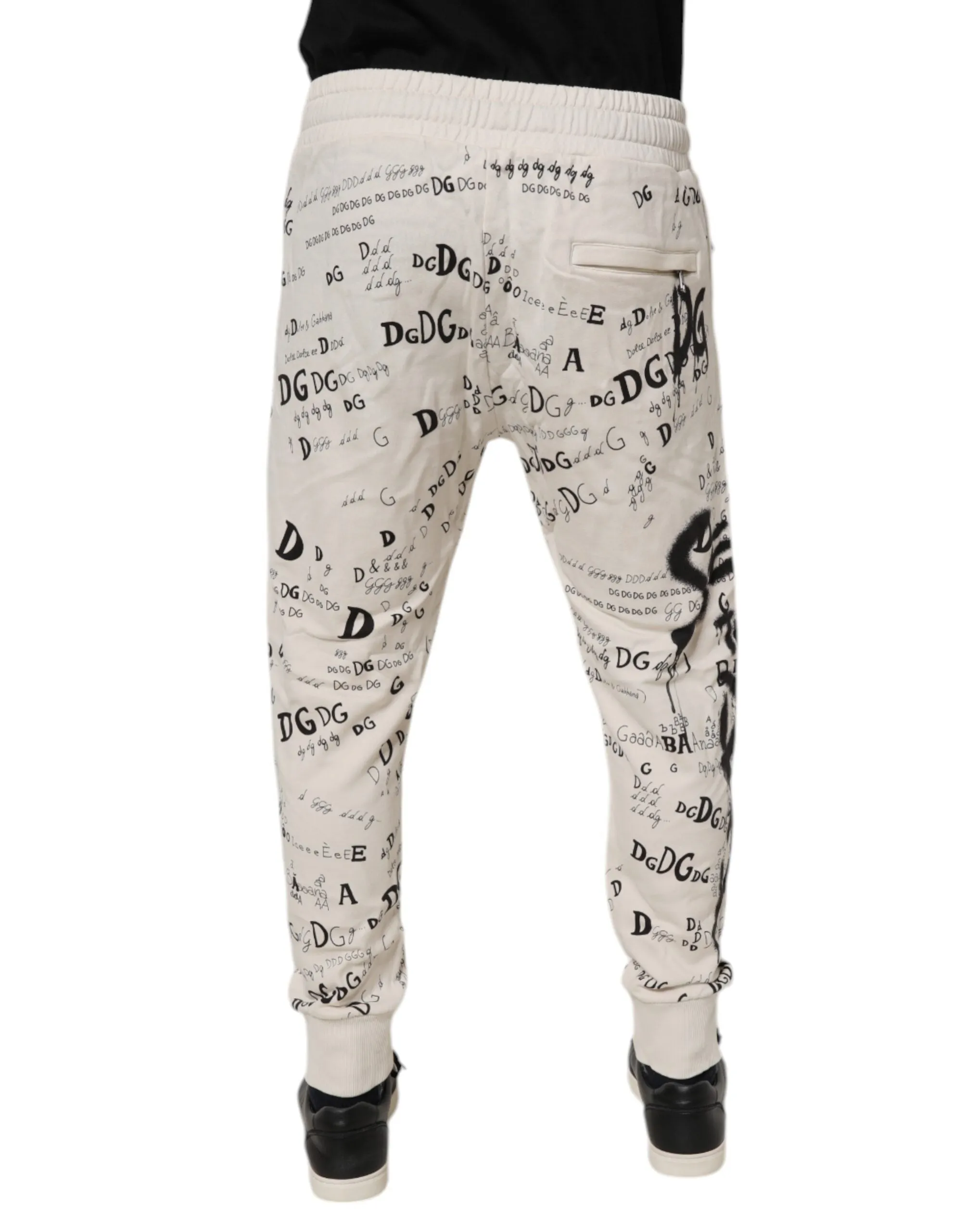 Dolce & Gabbana Logo Print Men Skinny SweatMen's Men's Pants (Pre-Owned)