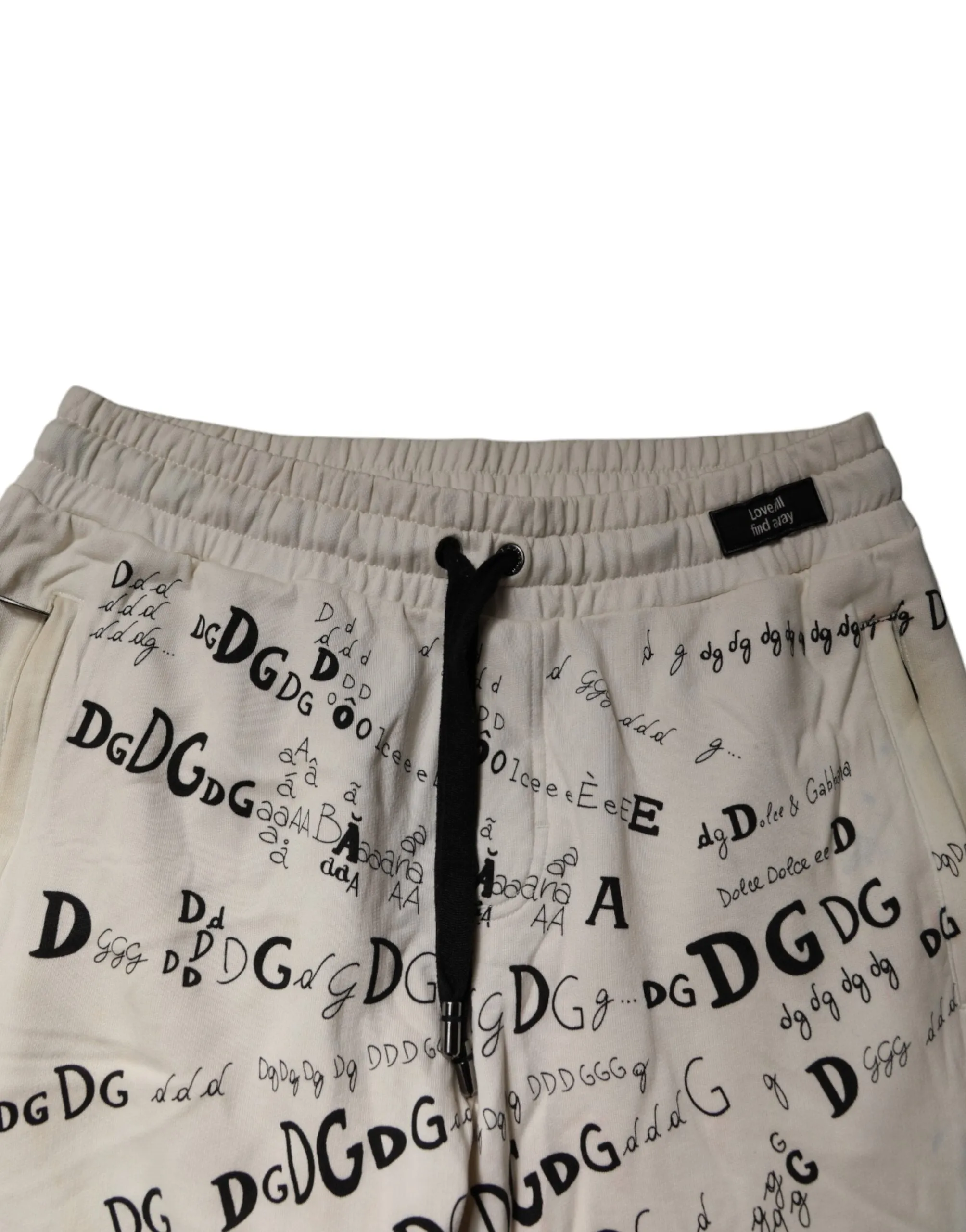 Dolce & Gabbana Logo Print Men Skinny SweatMen's Men's Pants (Pre-Owned)