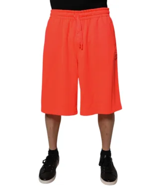 Dolce & Gabbana Polyester Mid Waist Men Bermuda Men's Shorts (Pre-Owned)