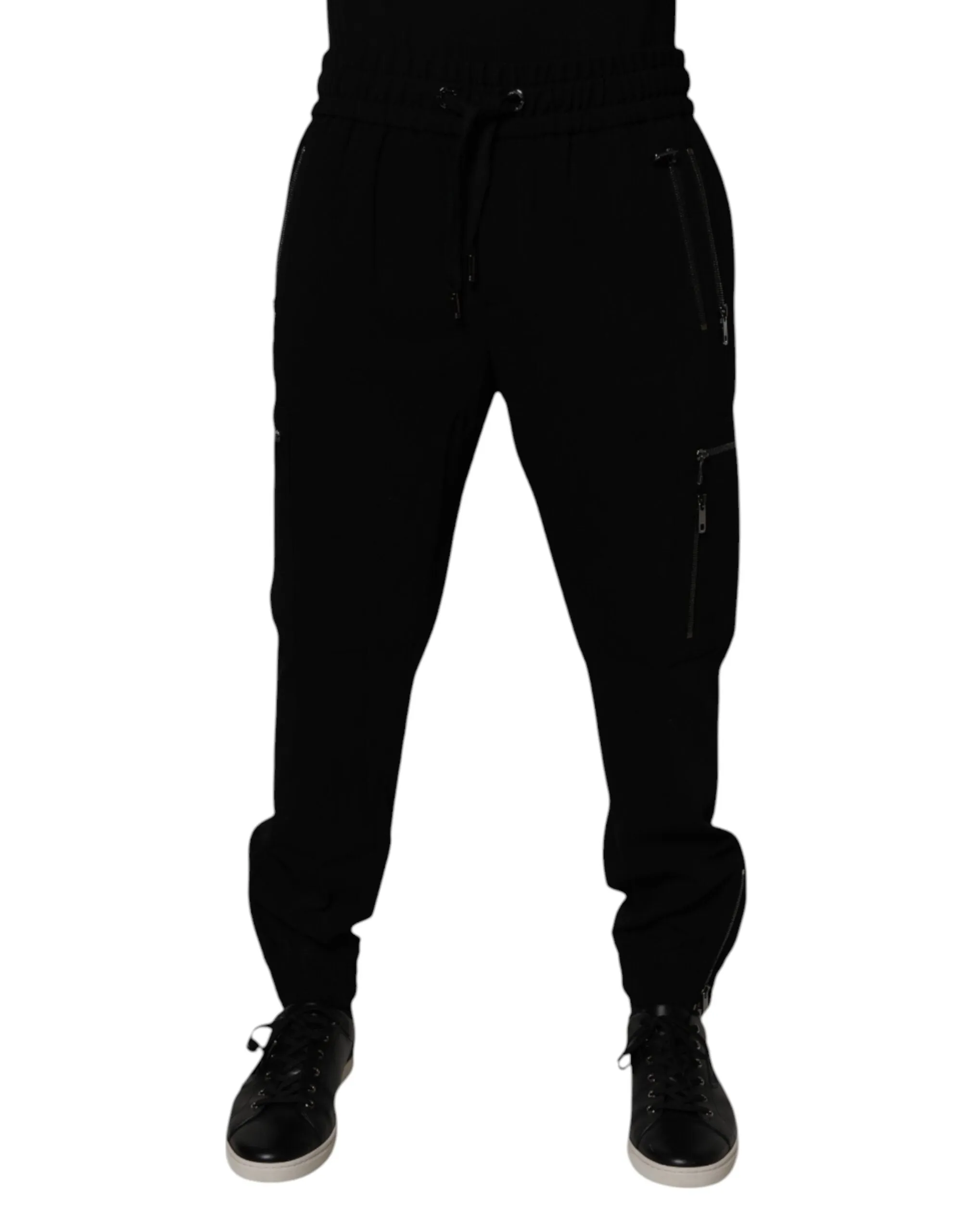 Dolce & Gabbana Wool Stretch Jogger Men's Pants