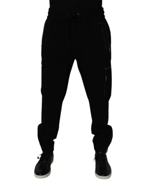 Dolce & Gabbana Wool Stretch Jogger Men's Pants