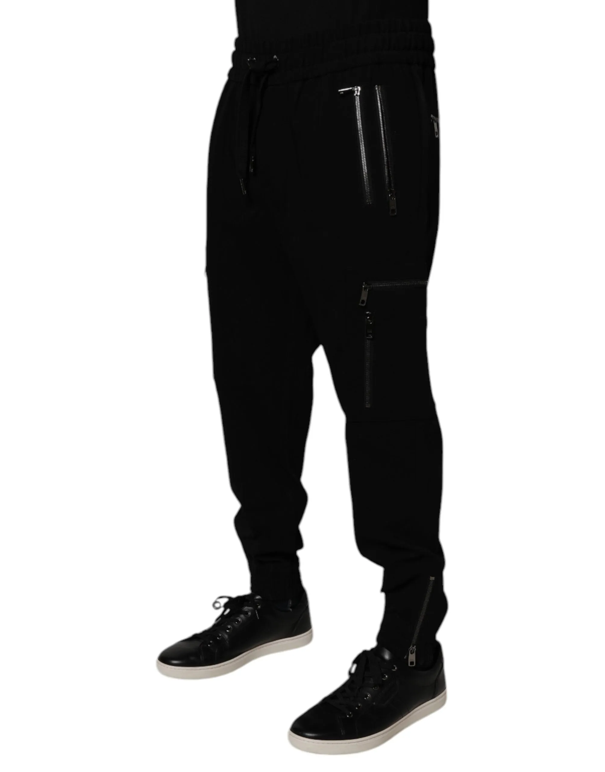 Dolce & Gabbana Wool Stretch Jogger Men's Pants
