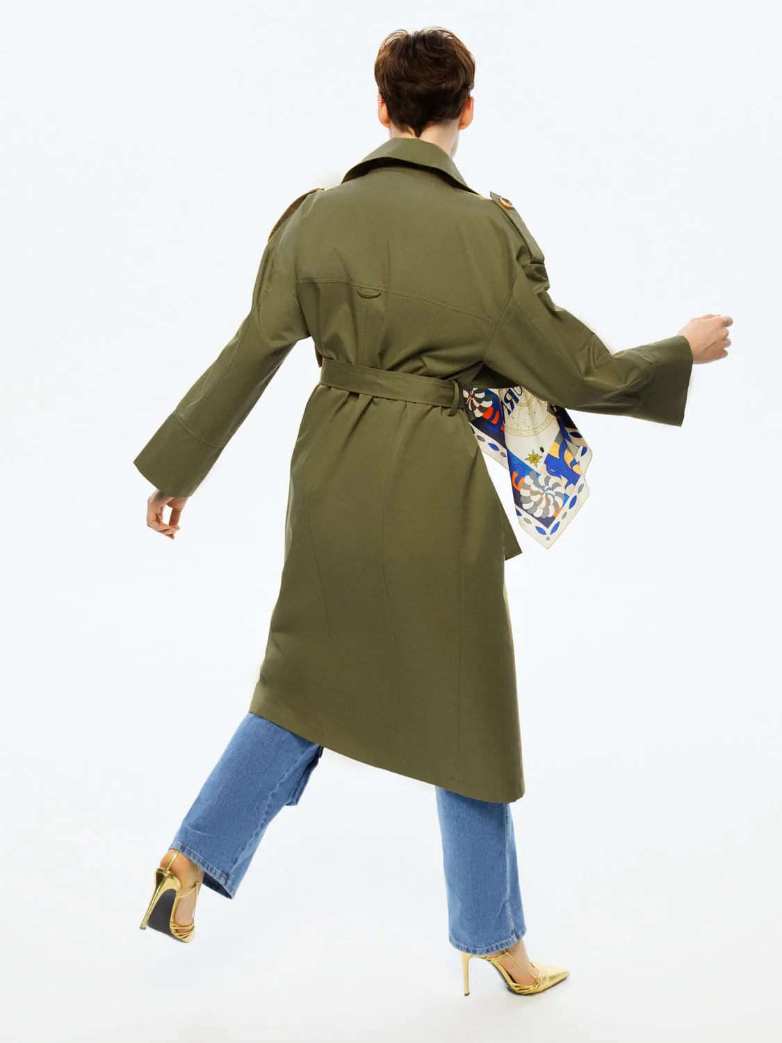 Double-Breasted Trench Coat