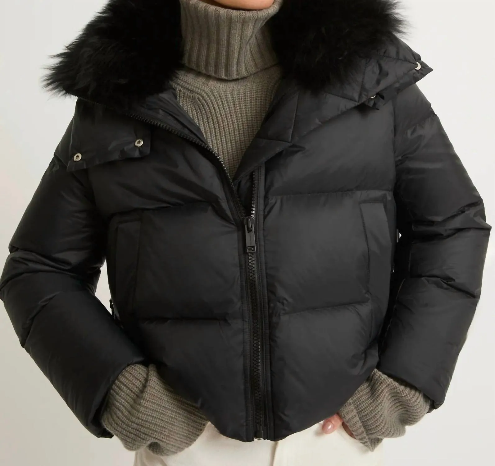 Doudoune 59Cm Coat In Noir