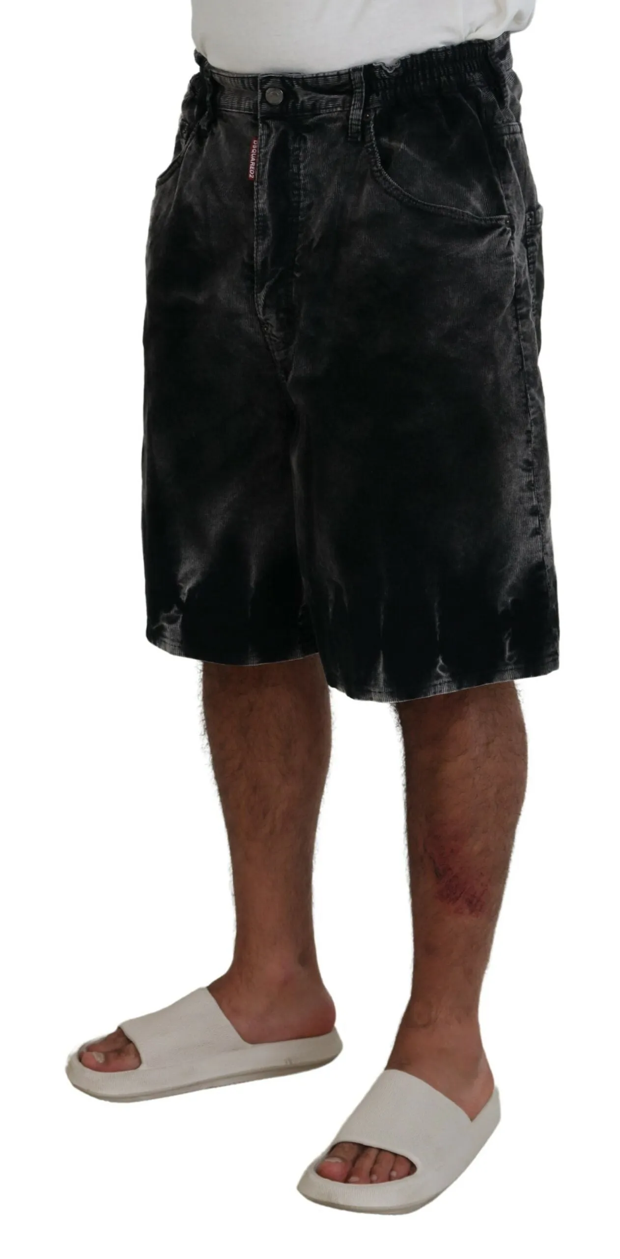 Dsqua²  Cotton Corduroy Bermuda Men's Shorts