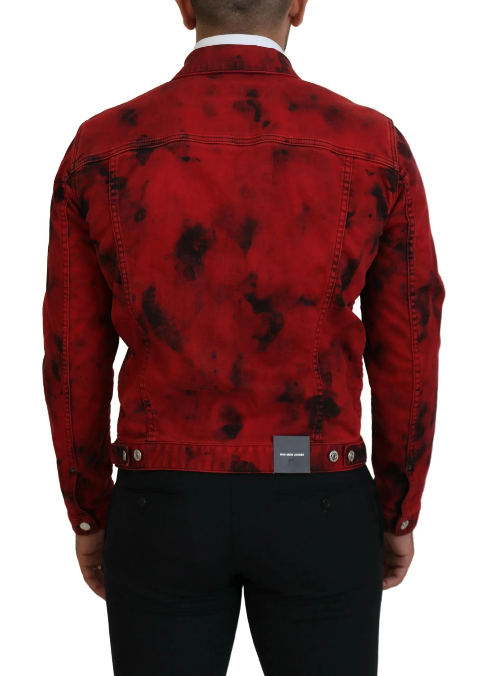Dsqua²   Tie Dye Colla Men blue Men's Jacket