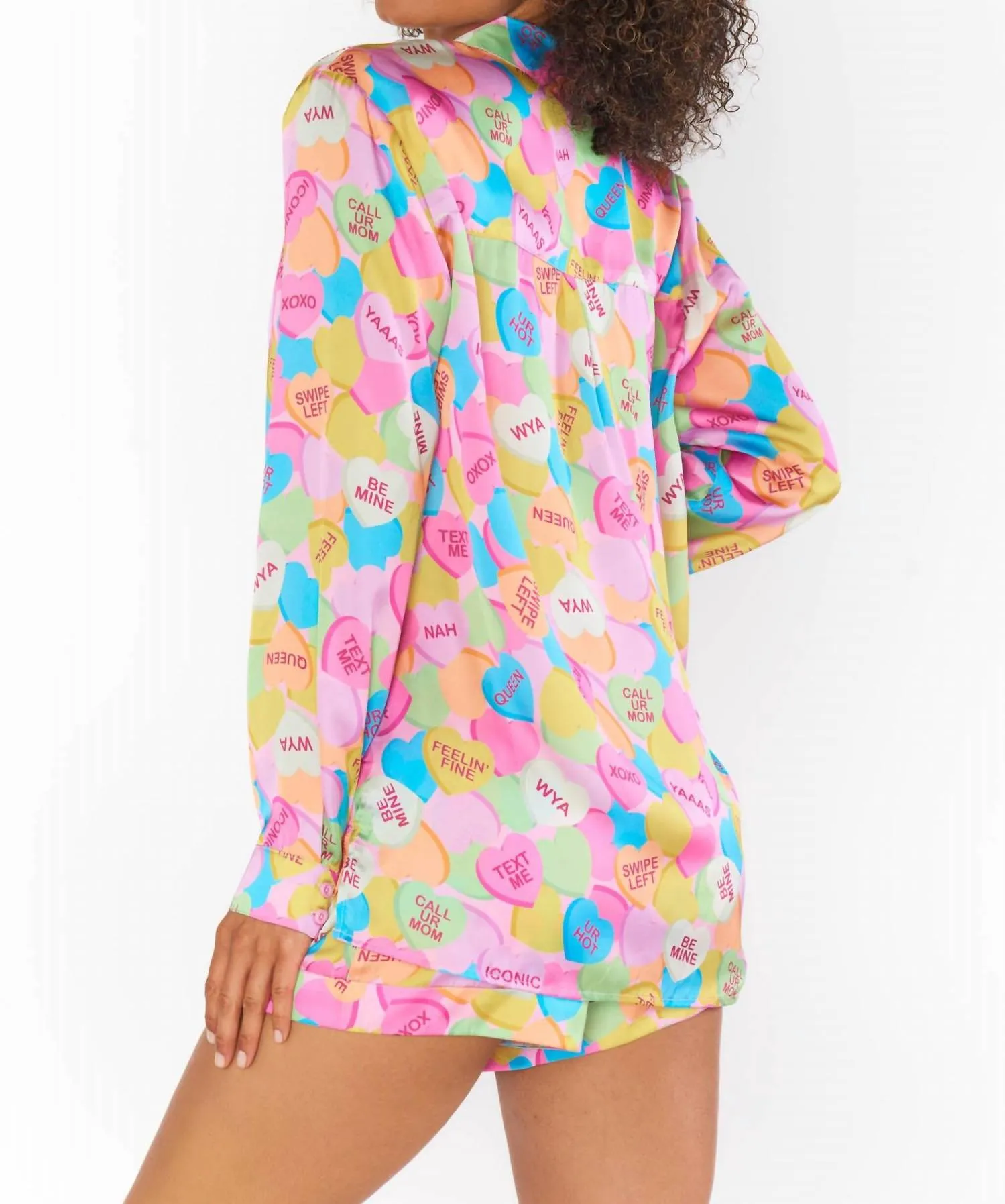 Early Riser Pj Set Candy Crush In Multi
