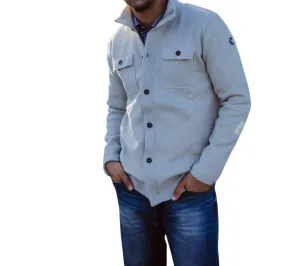 Edwin Wind Proof Jacket In Grey Melange
