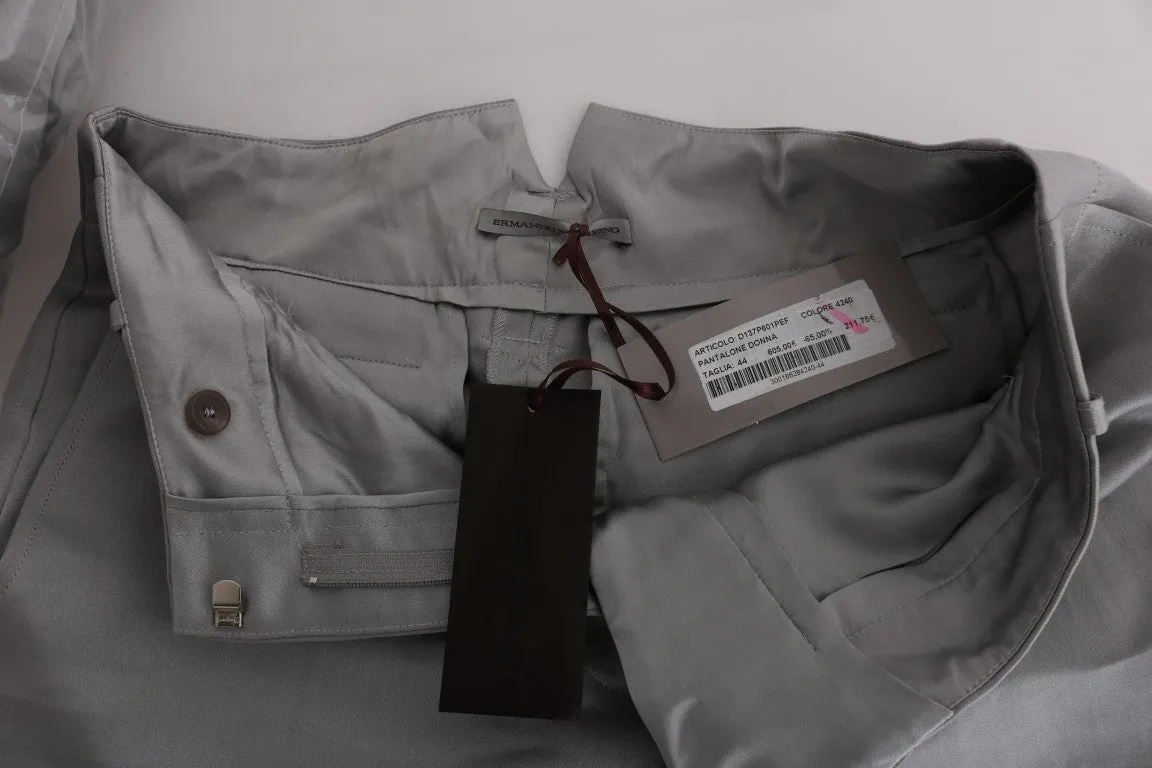 Ermanno Scervino  Silk Cropped Casual Women's Pants