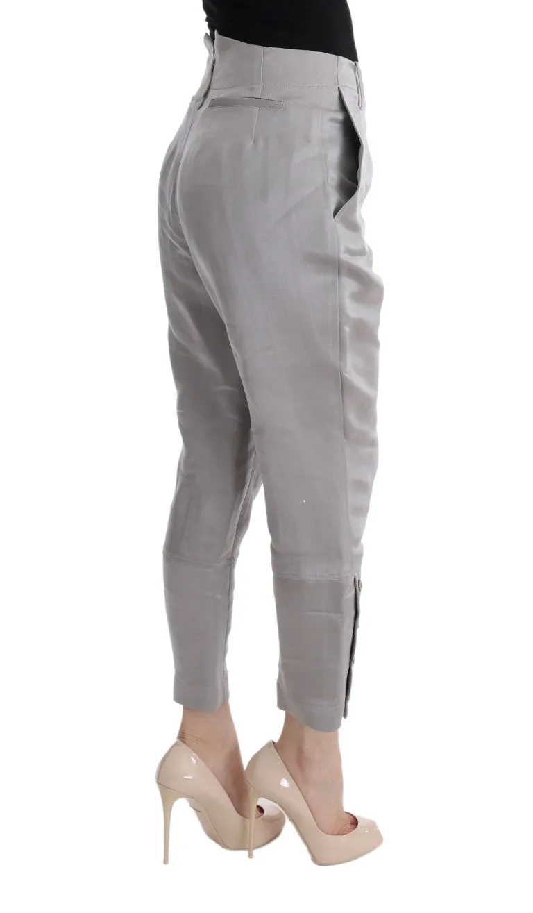 Ermanno Scervino  Silk Cropped Casual Women's Pants
