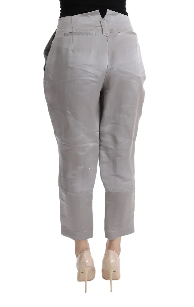 Ermanno Scervino  Silk Cropped Casual Women's Pants