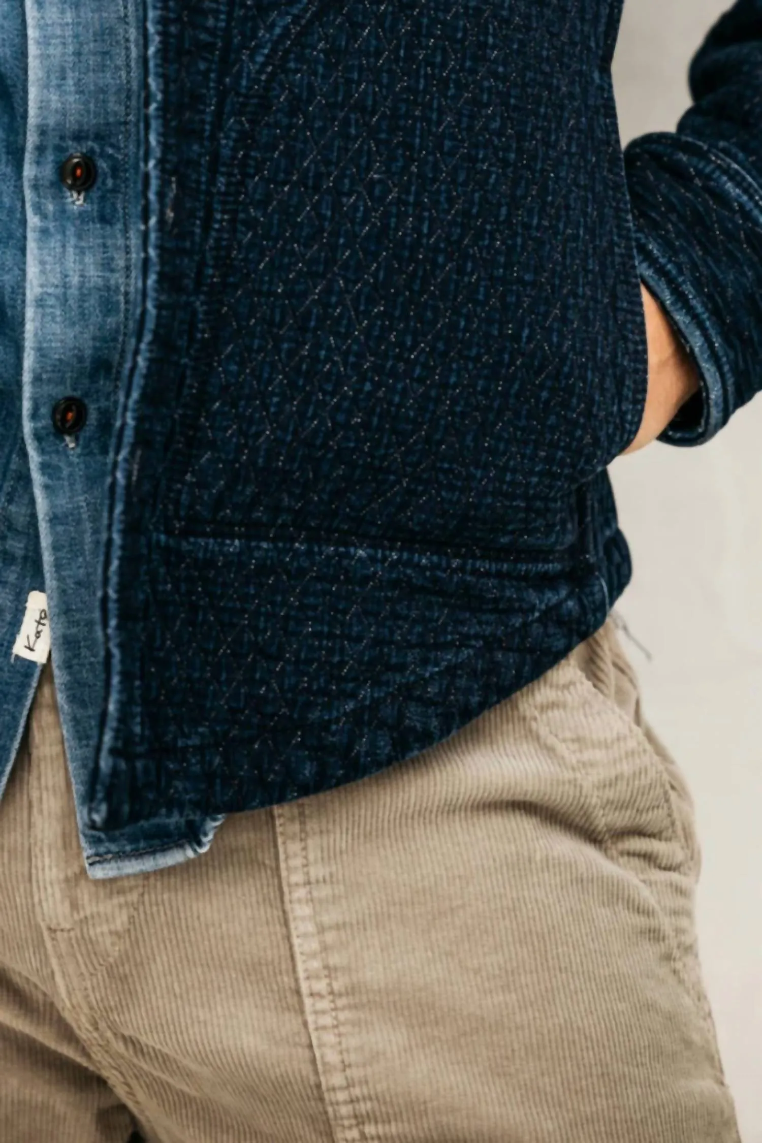 Fatigue Pants 16W Corduroy Pants In Light Gray