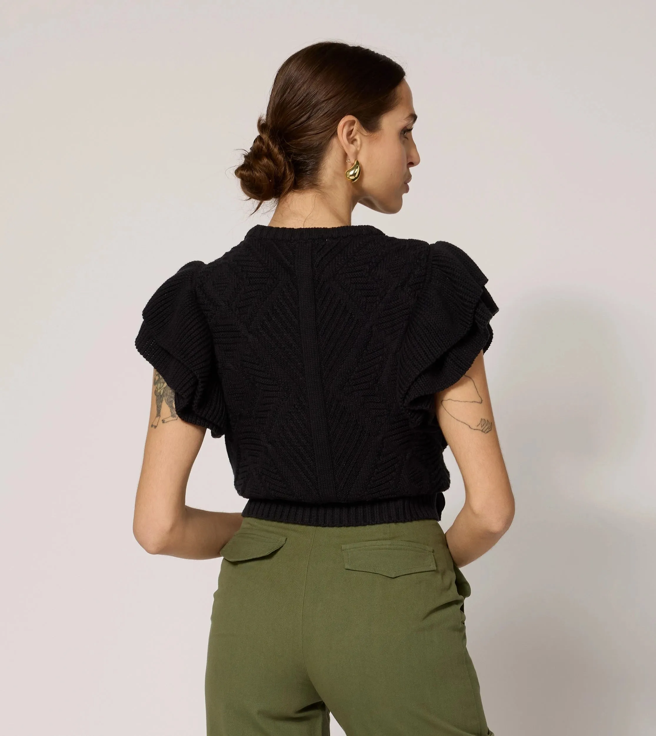 Fayth Sweater Vest | Black