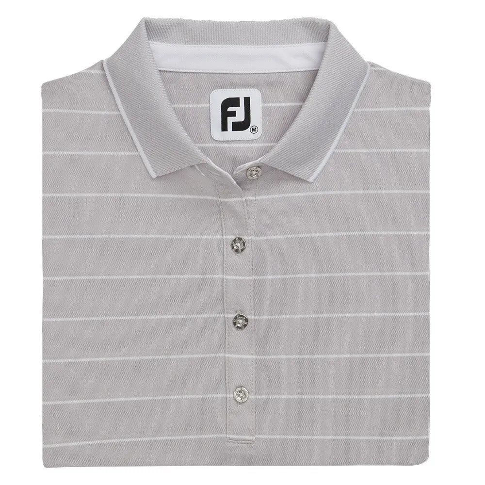 FootJoy Pique Half Sleeve Pinstripe Golf Polo 2022 Women