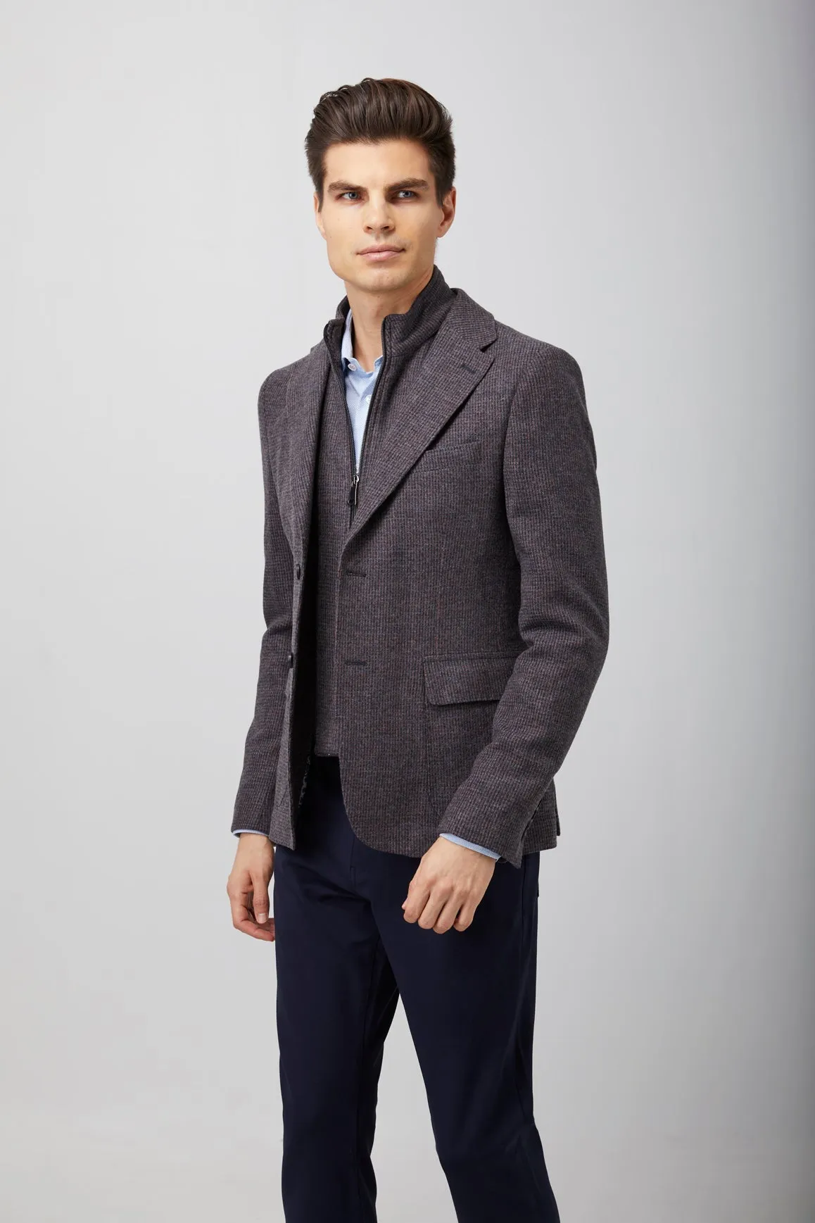 Grey Woven Sportcoat