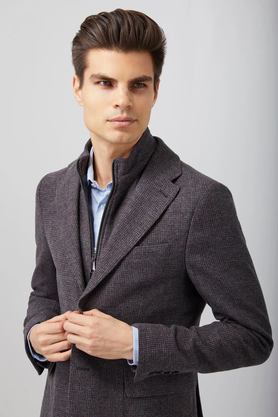 Grey Woven Sportcoat