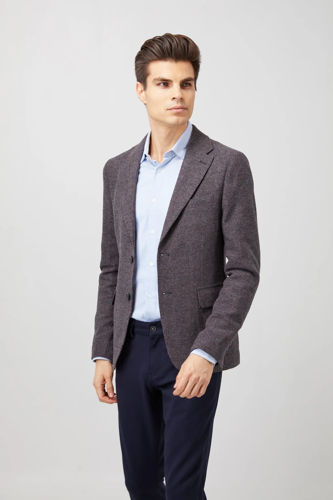 Grey Woven Sportcoat