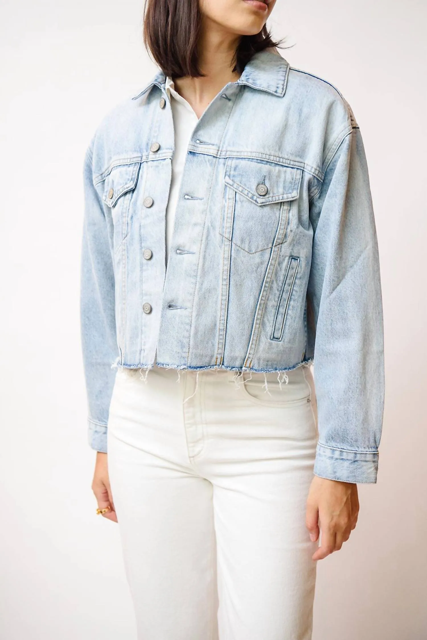 Harvey Jacket In Light Indigo