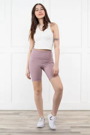 High-Impact Women's High-Waistband Biker Shorts