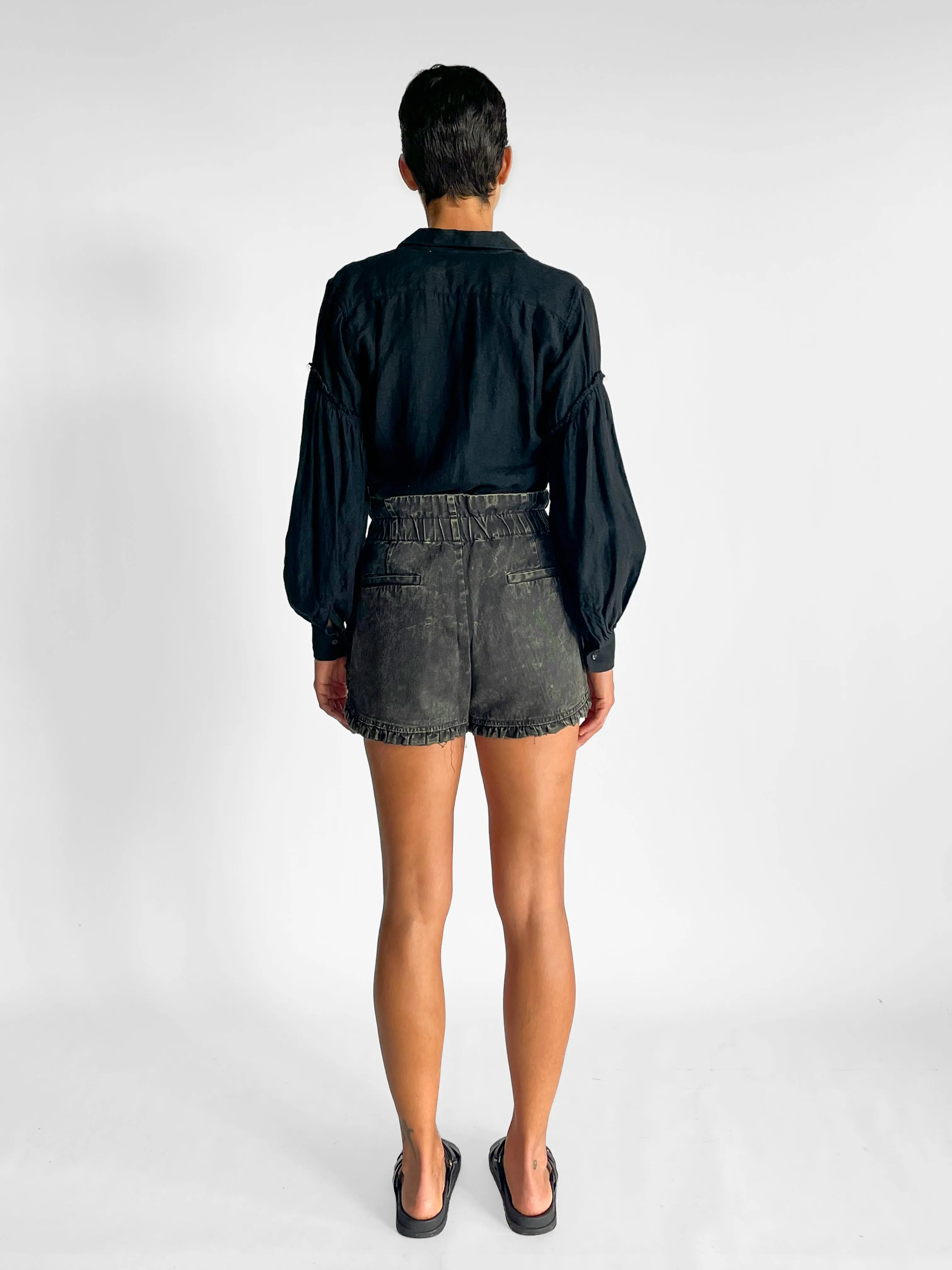High Waist Denim Shorts