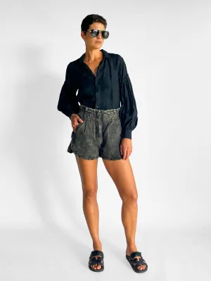 High Waist Denim Shorts