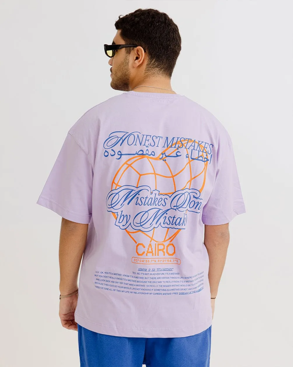 Honest Mistakes Printed Oversized Tee