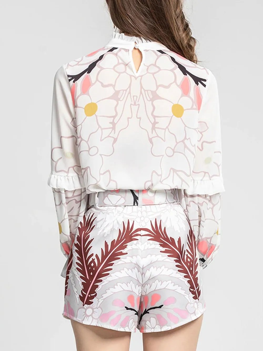 HONEY Blouse & Shorts Set