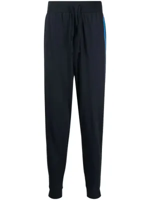 HUGO BOSS Men Authentic Dark Navy Blue Lounge Joggers Pants