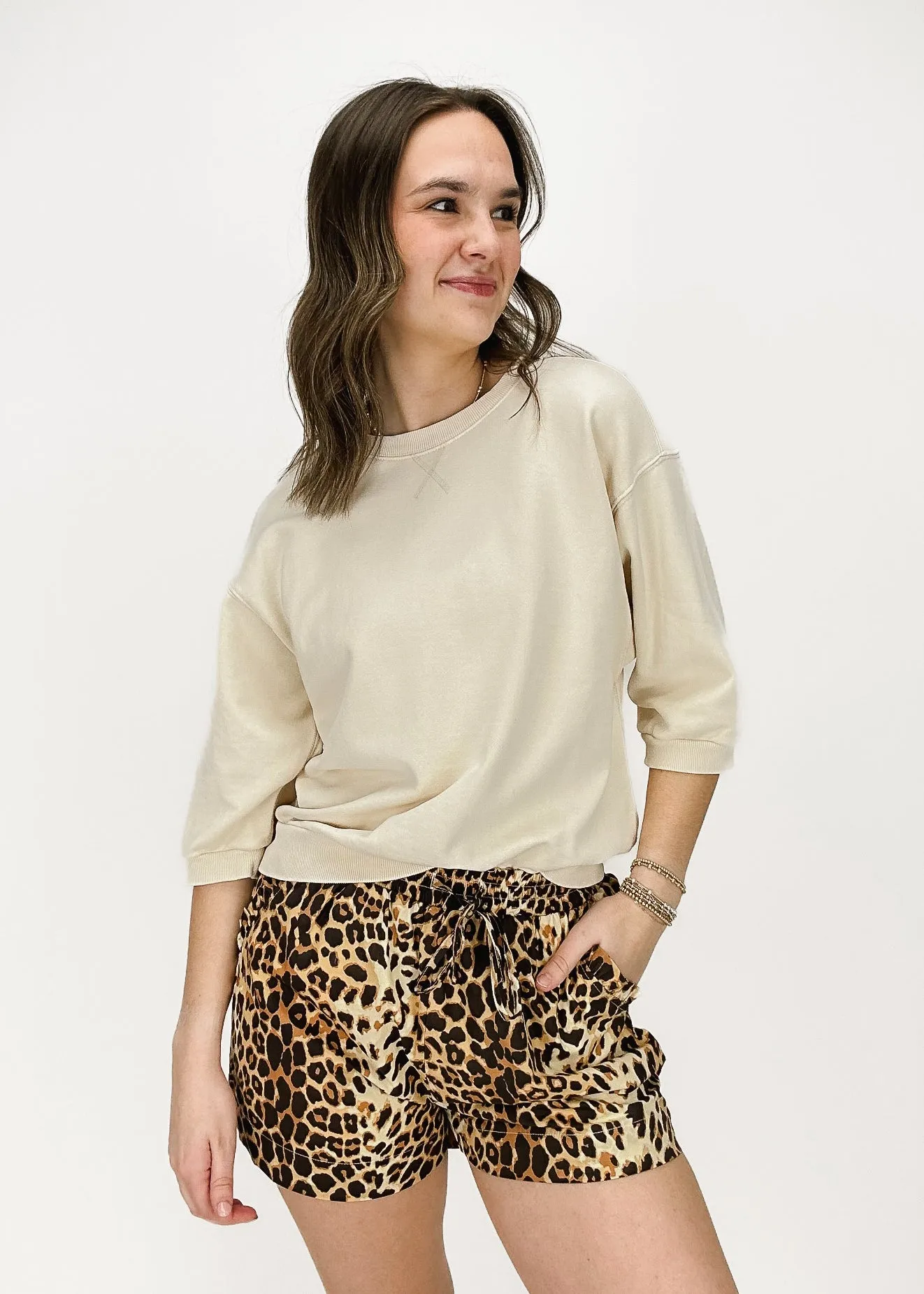 Jasmine Leopard Print Shorts