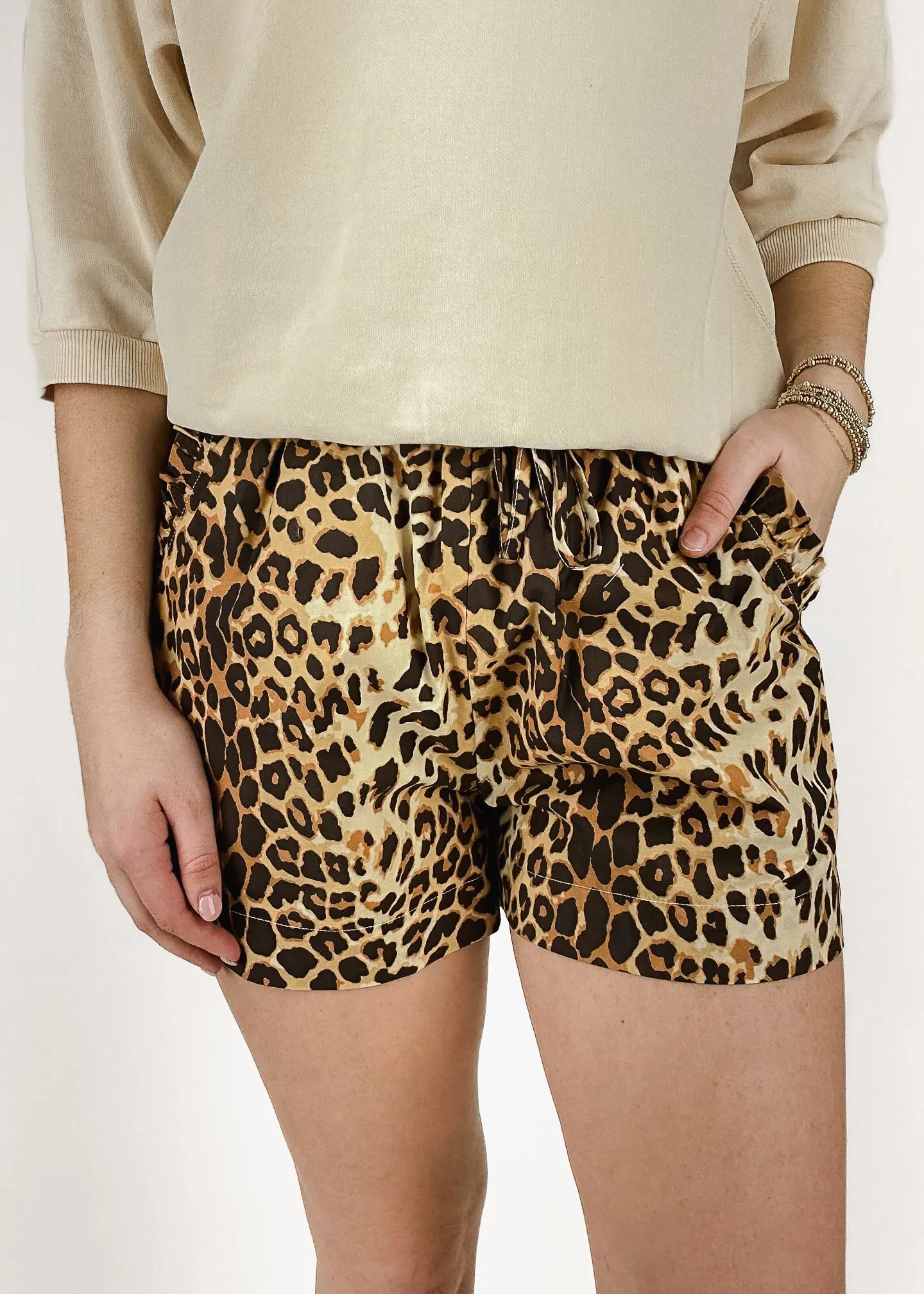 Jasmine Leopard Print Shorts