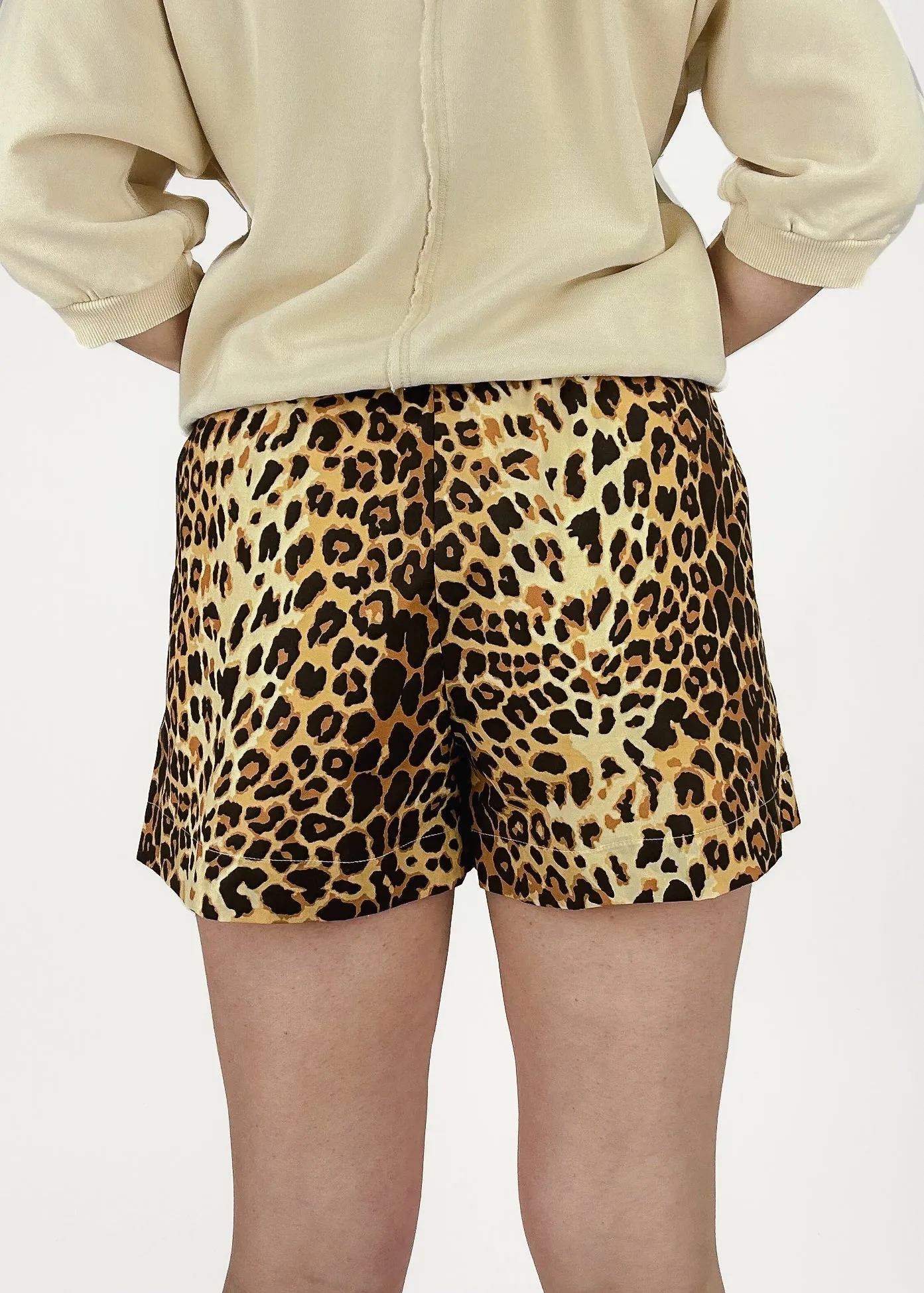 Jasmine Leopard Print Shorts
