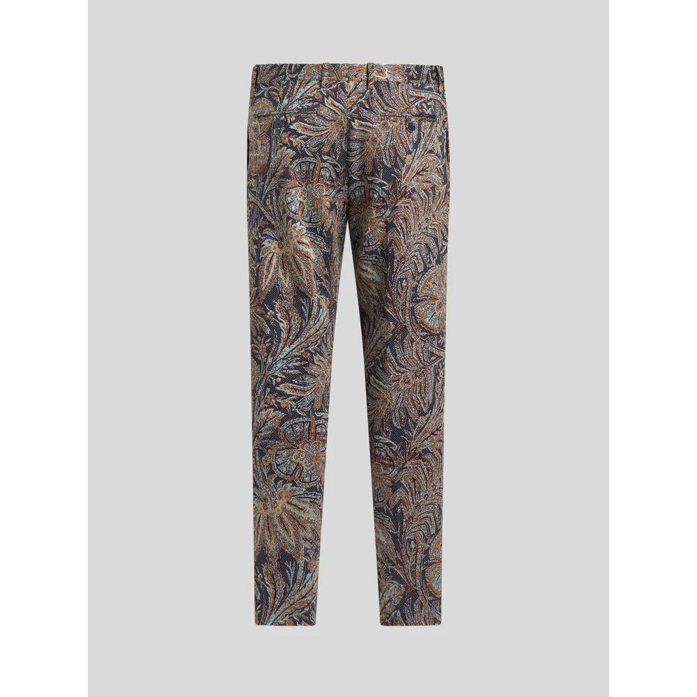 JERSEY JACQUARD TROUSERS