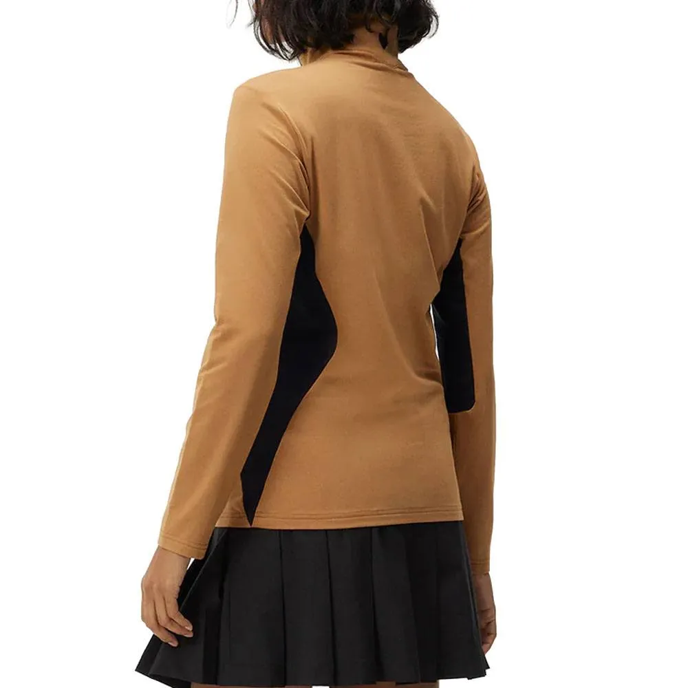 J.Lindeberg Coockies Mid Layer Golf Pullover Chipmunk - FW23 Women