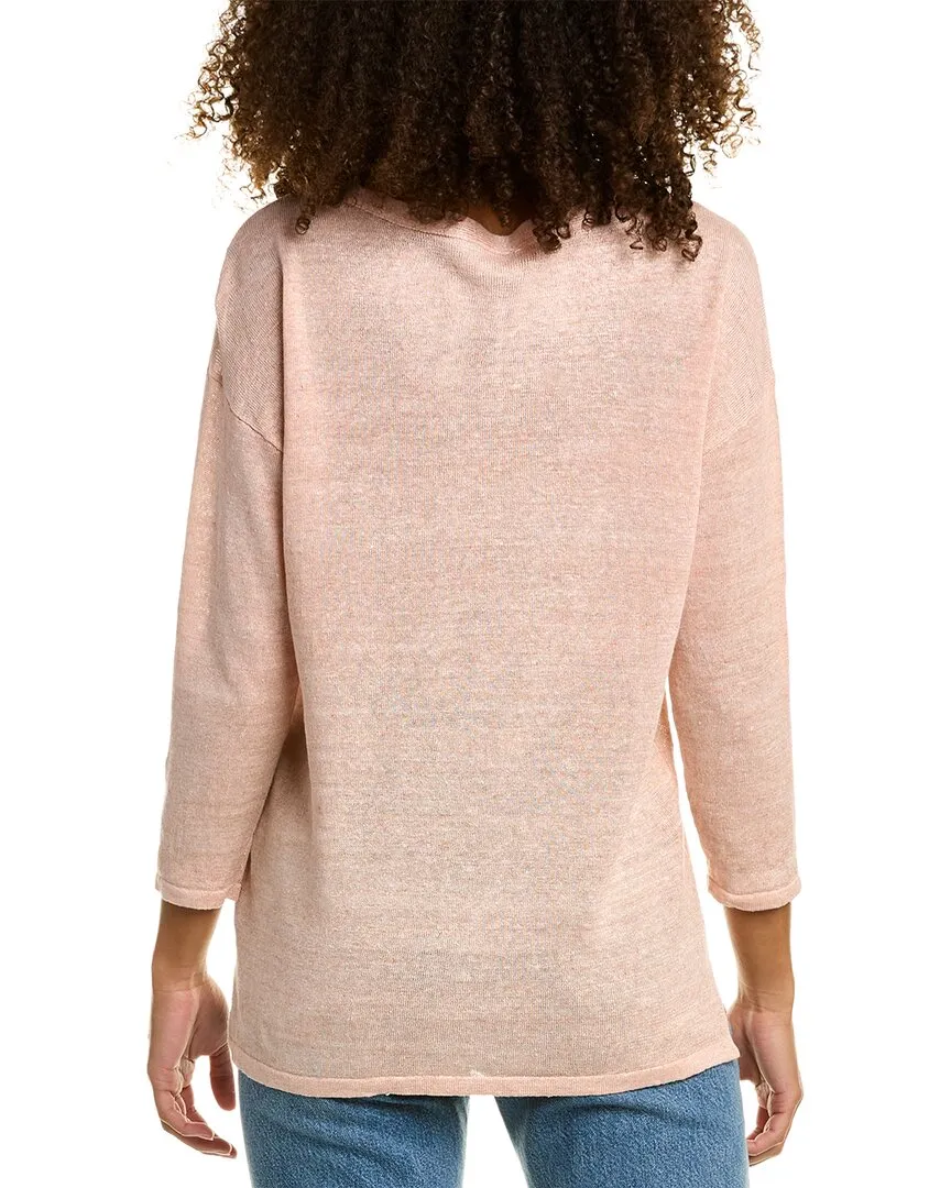 J.McLaughlin Alva Linen Crewneck Sweater