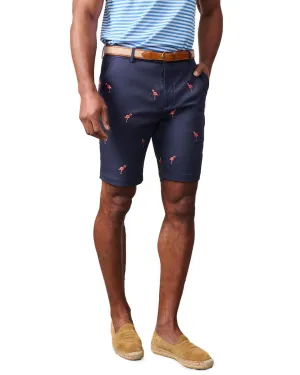 J.McLaughlin Flamingo Bradley Embroidered Short