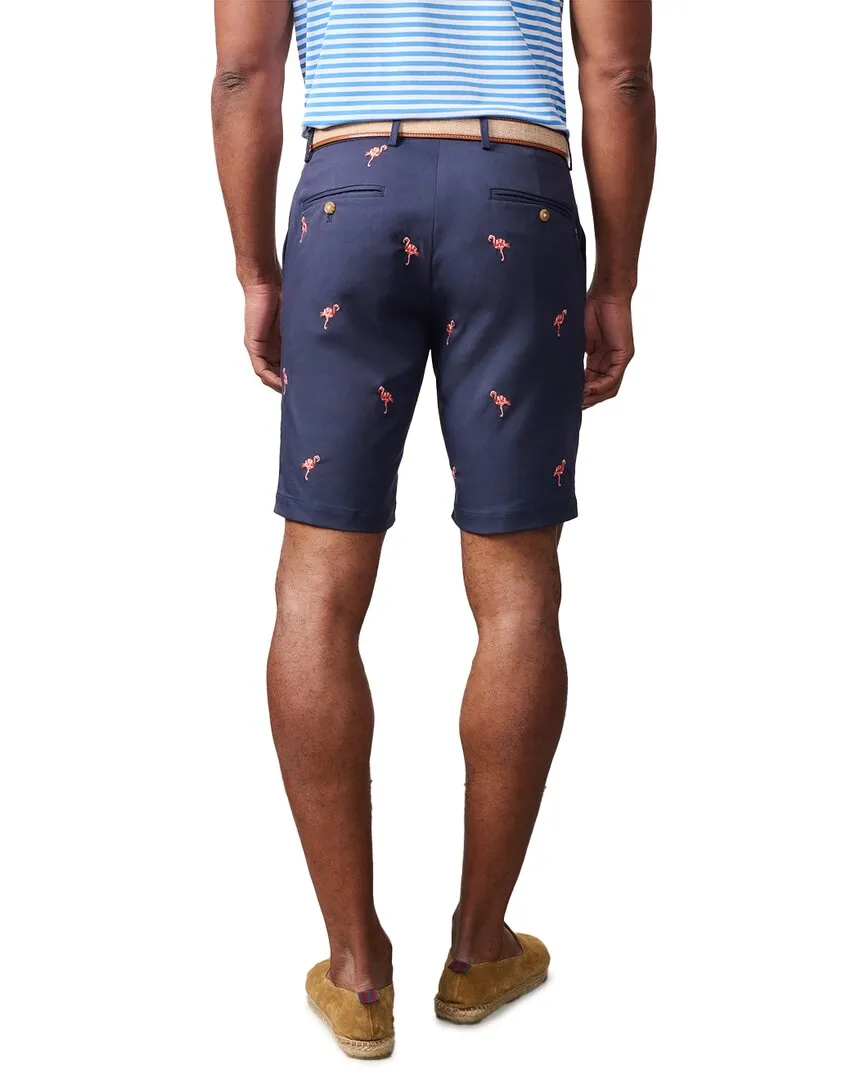 J.McLaughlin Flamingo Bradley Embroidered Short