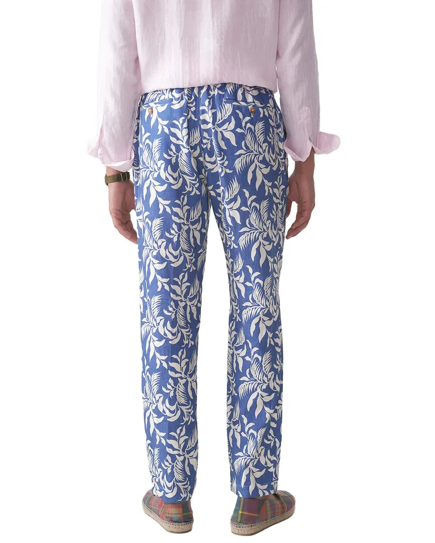 J.McLaughlin Jardin Leaf Callistair Linen Pant