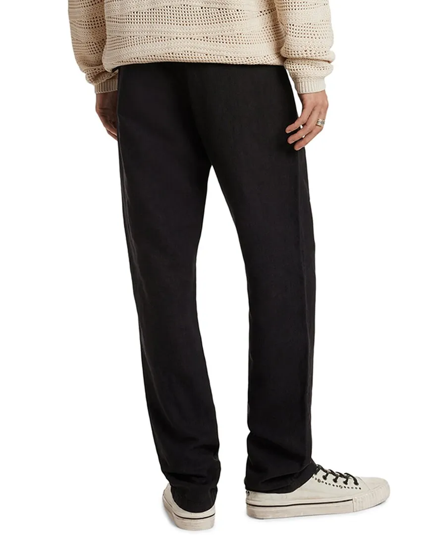 John Varvatos Sal Side Seam Pocket Linen-Blend Pant