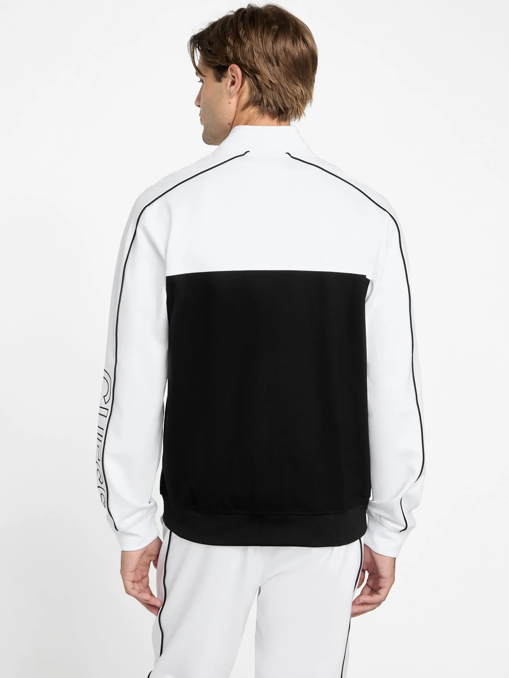 Jose Color-Block Logo Zip Jacket
