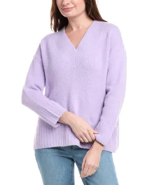 LaBiz Wool & Alpaca-Blend V-Neck Sweater