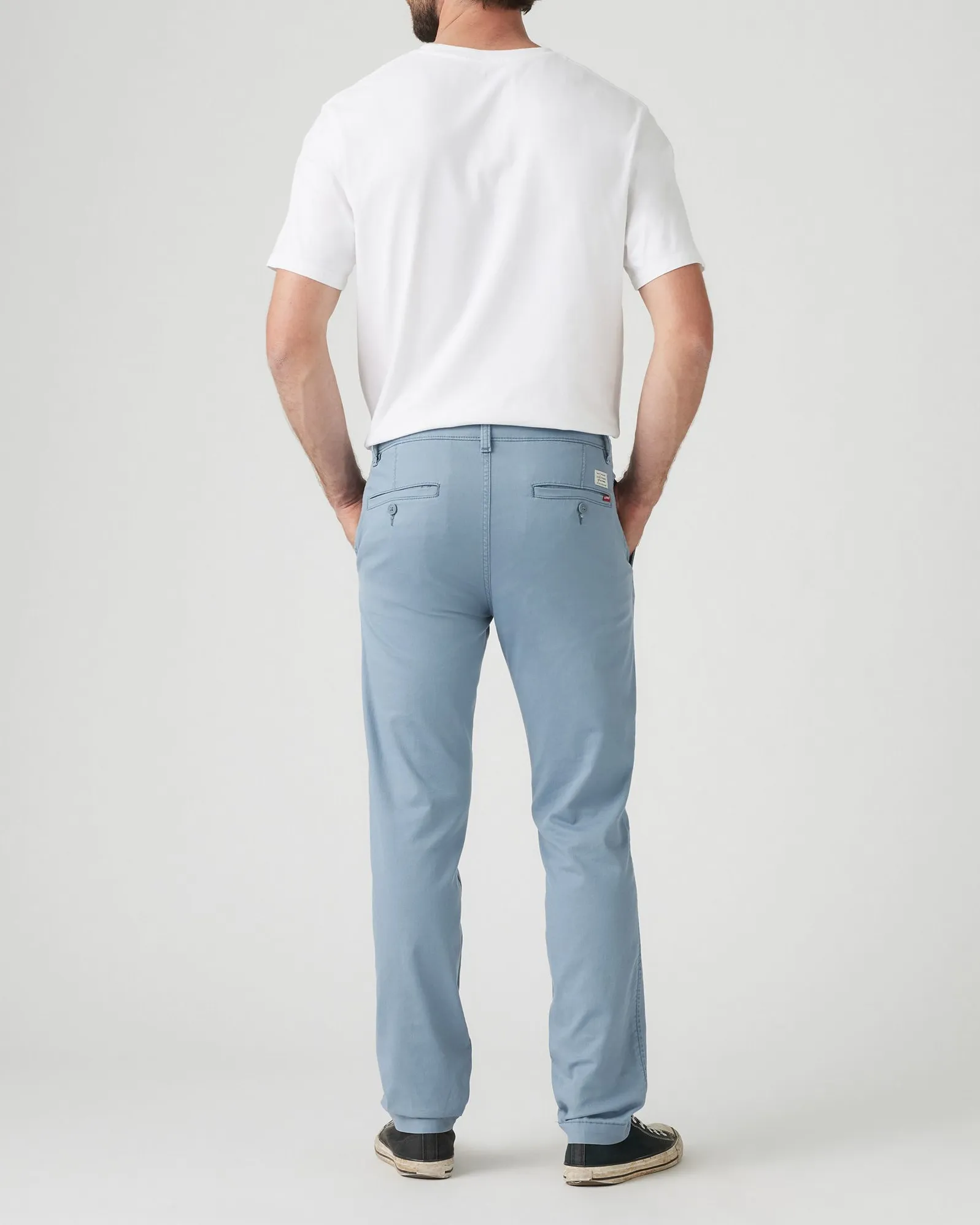 Levi's® XX Chino Standard II Regular Tapered Linen Blend Chinos - Steam Blue