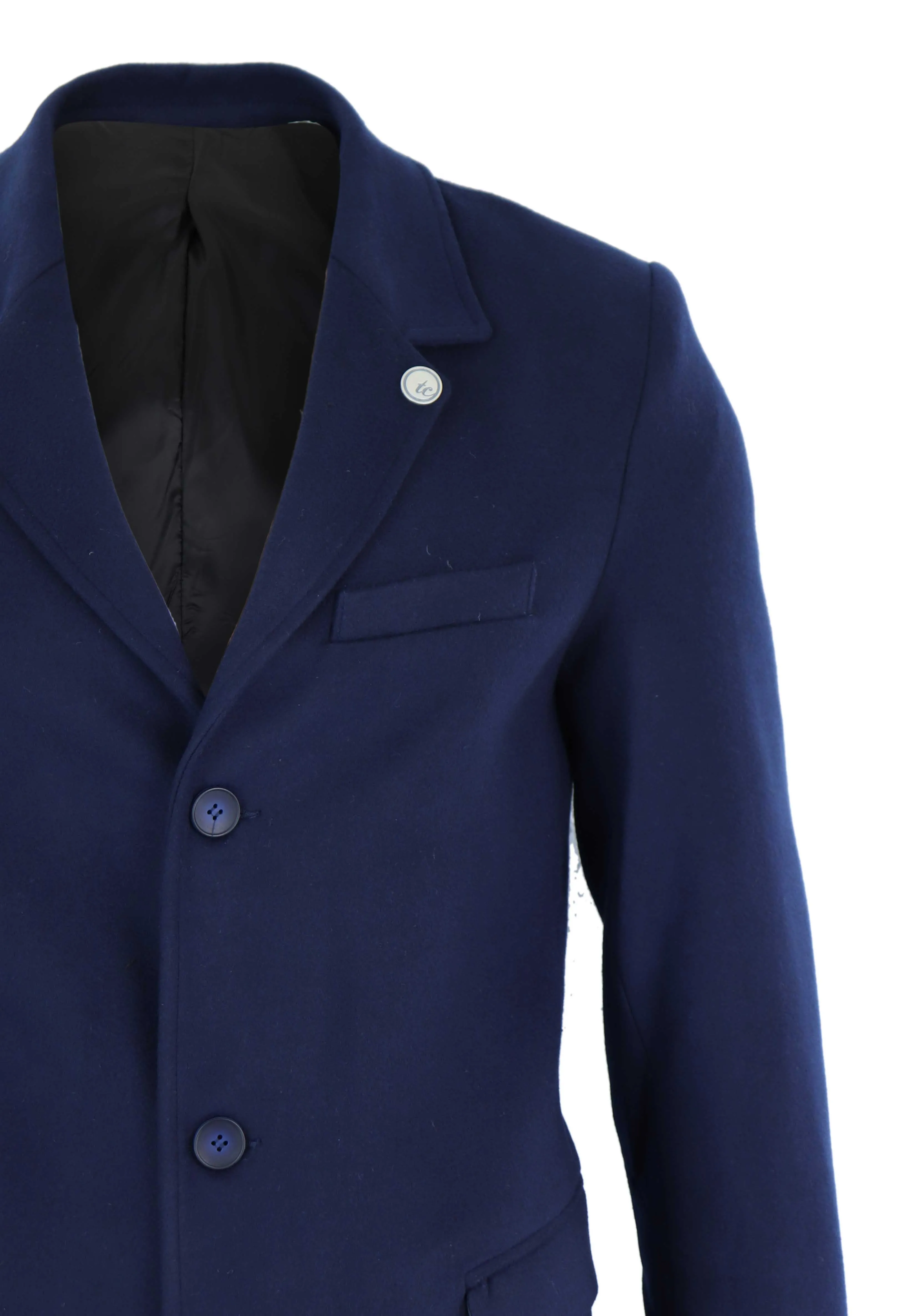 Long Wool Mix Overcoat Peaky Blinders